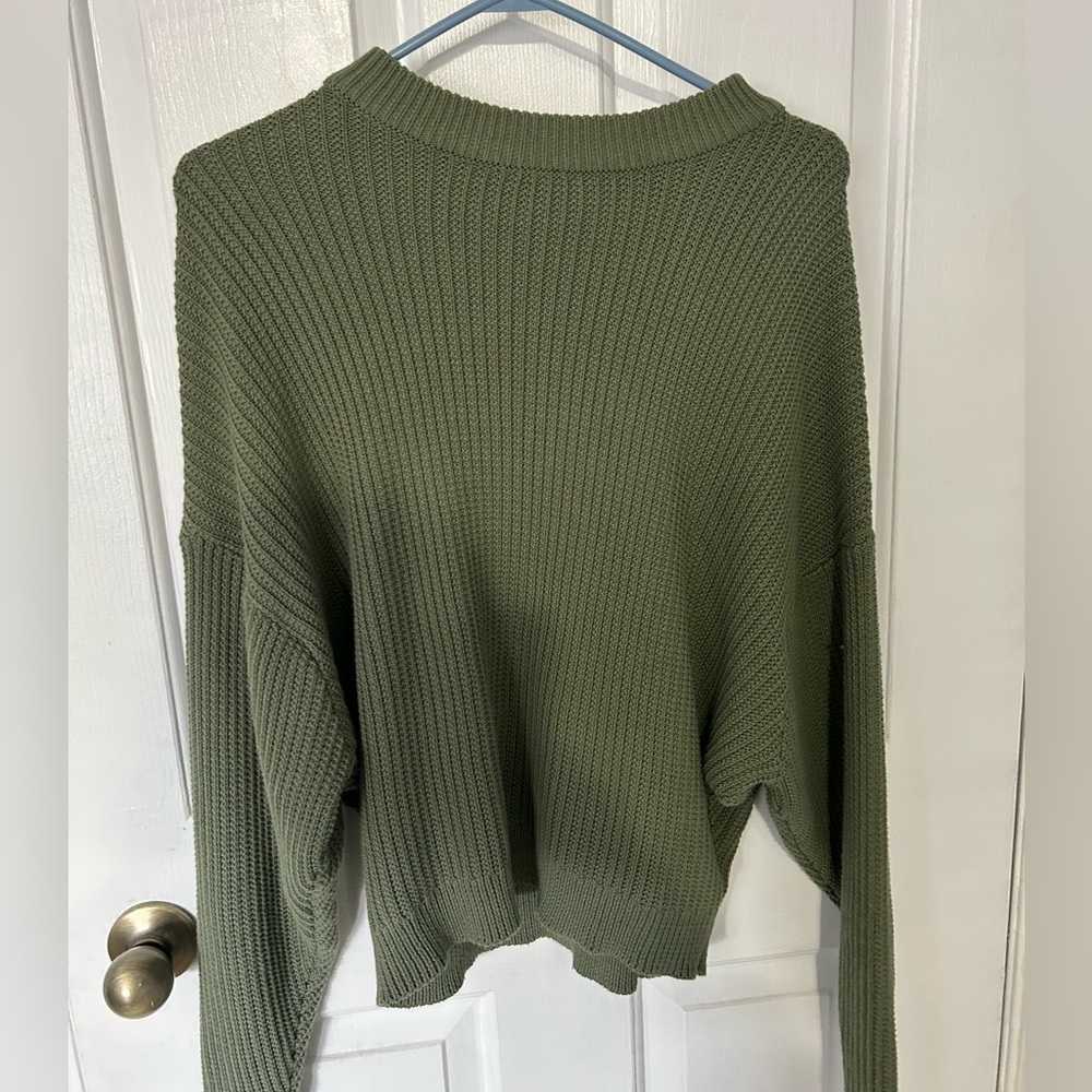 Green Knit Sweater